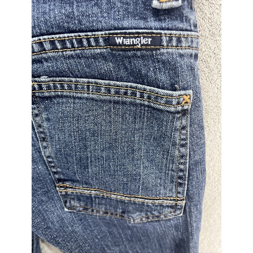 EUC Boys Wrangler Jeans Size 12 Regular Adjustable Waist - Picture 4 of 6